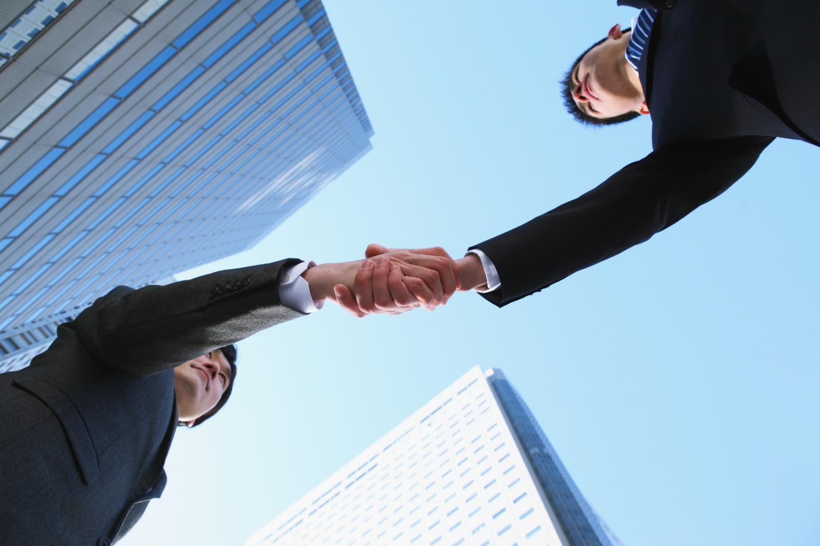 Handschlag als Zeichen der Partnerschaft