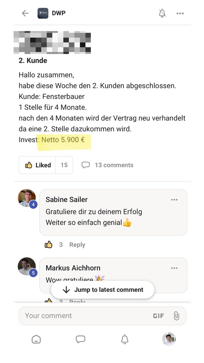 Stefan Preihs Erfahrungen – Auftrag erfolgreich abgeschlossen