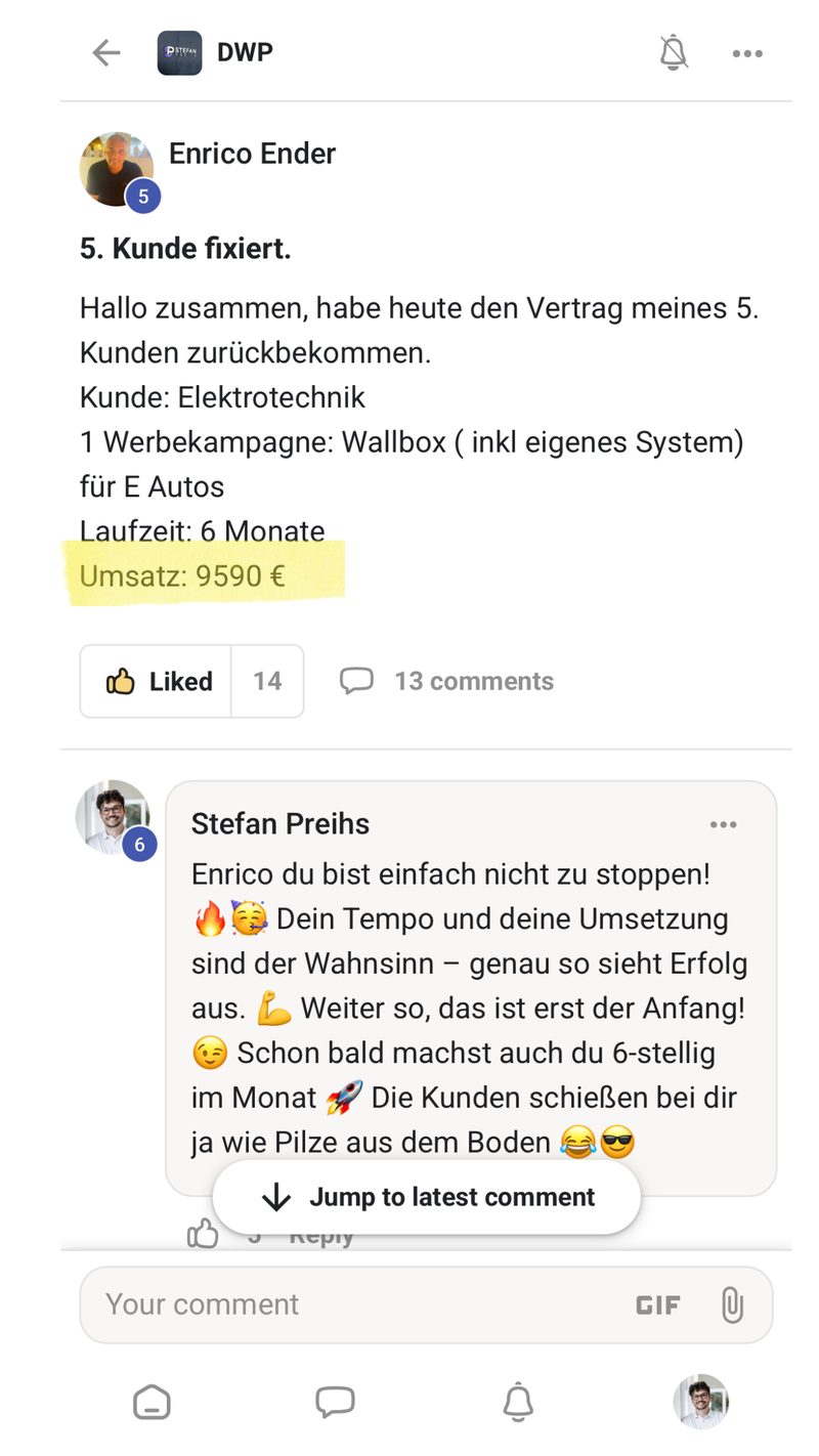 Stefan Preihs seriös – echte Erfahrung mit dem DWP-System