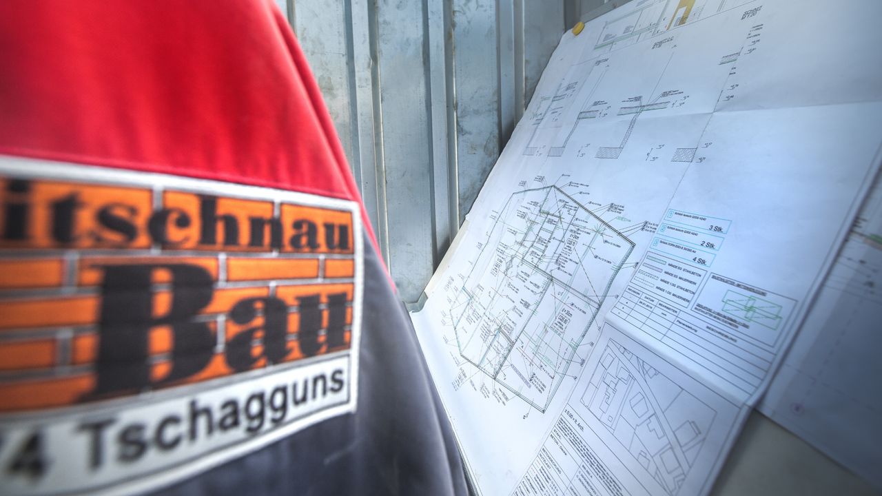 Baustelle von Bitschnau Bau