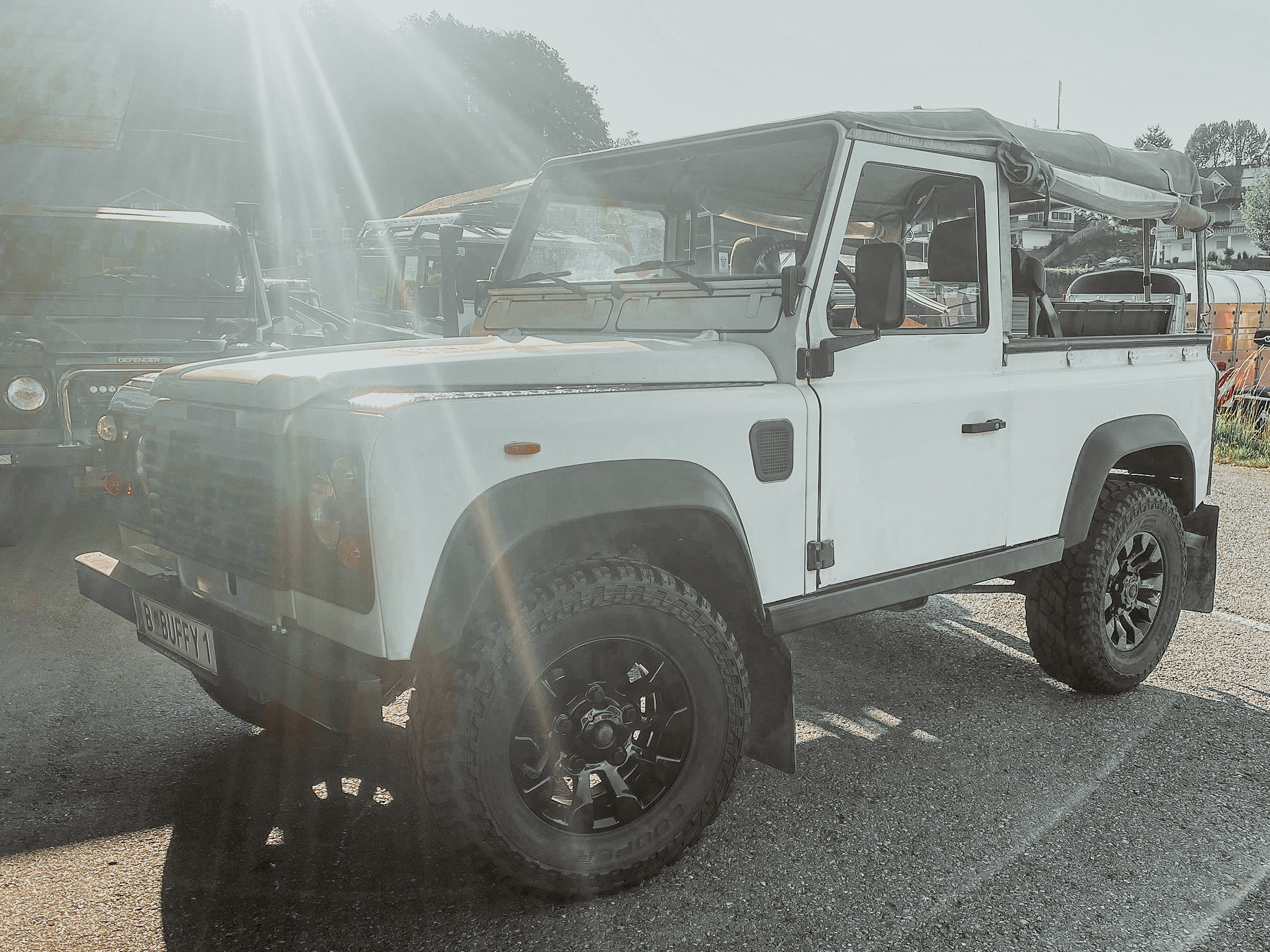 LR 90 Cabrio am Land Rover 90 Cabrio — Nachher-Aufnahme 2 von 3