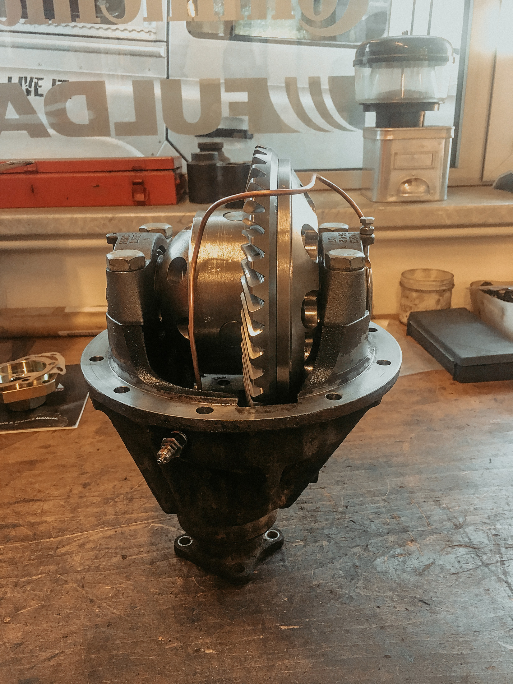 Differentialsperre Einbau am Defender 110 Td4 2,4