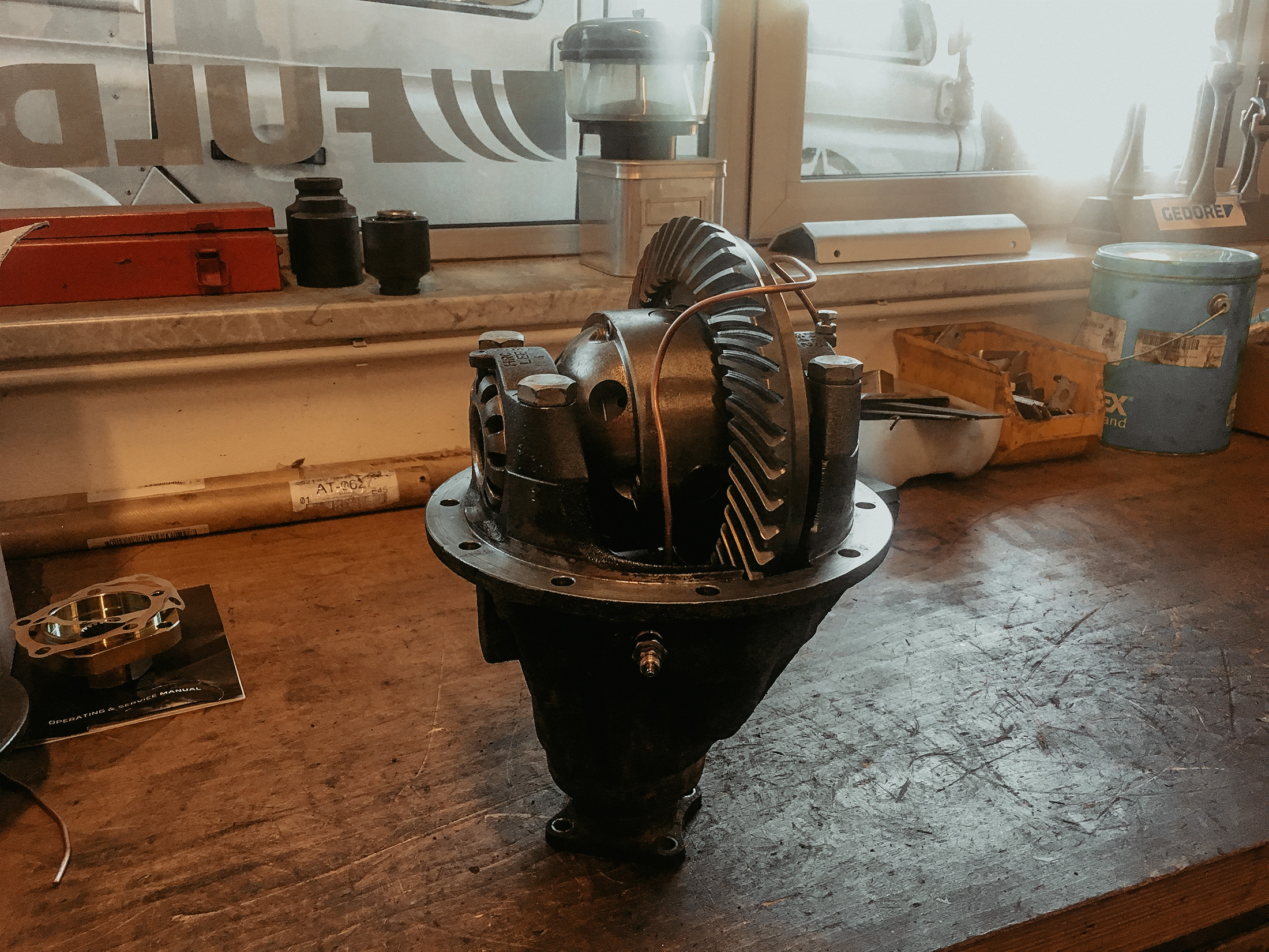 Differentialsperre Einbau am Defender 110 Td4 2,4 — Arbeitsschritt 2 von 4
