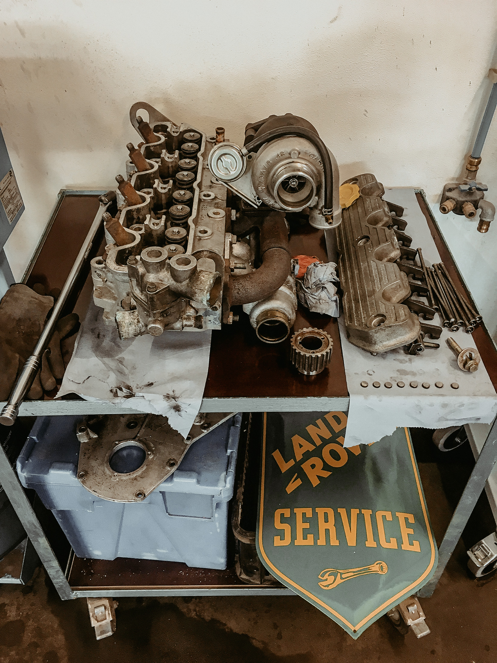 Reparatur Zylinderkopf am Defender 300 Tdi — Arbeitsschritt 7 von 7