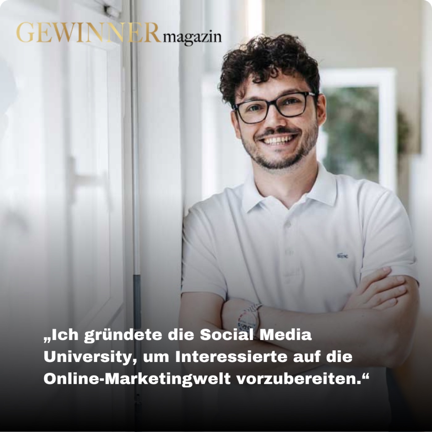 Stefan Preihs im GEWINNERmagazin